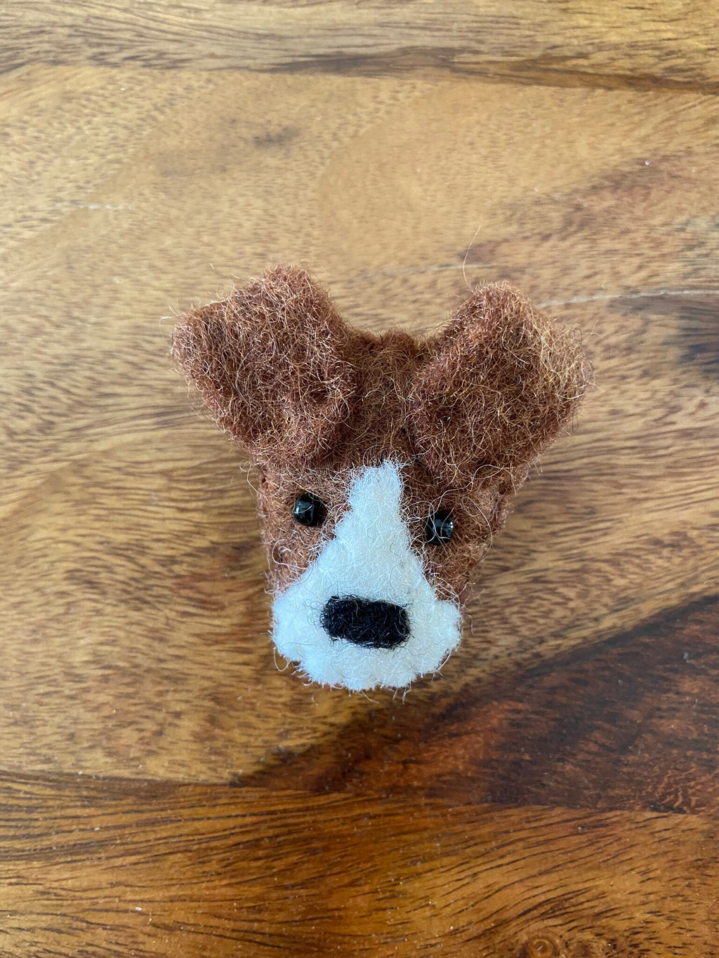 Filz Anstecker Brosche Hund dog