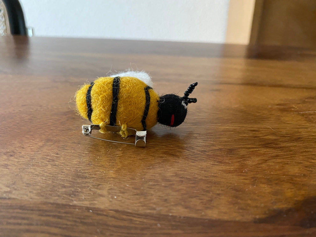 Filz Anstecker Biene, Brosche Hummel, Insekt, Honigbiene