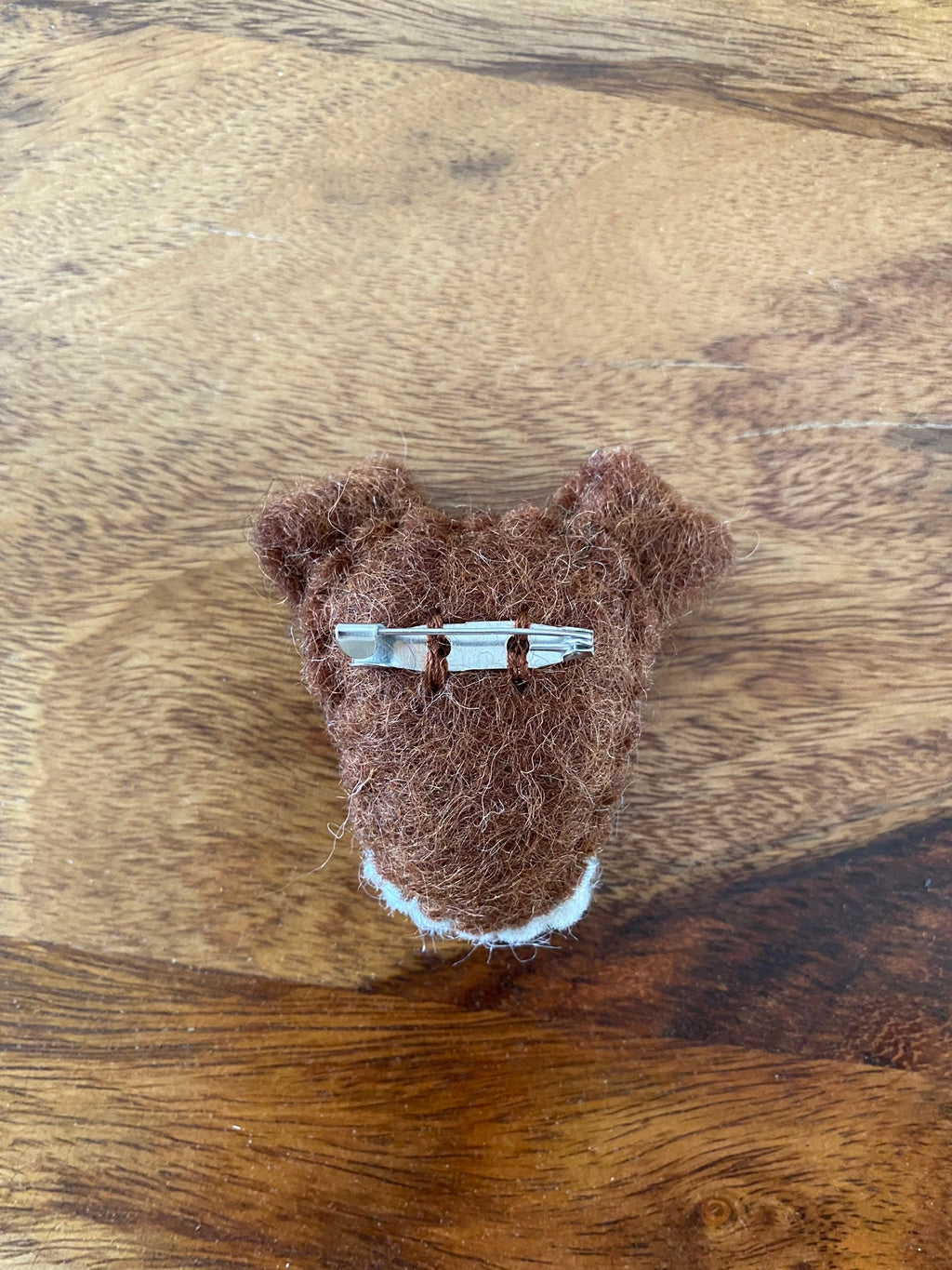 Filz Anstecker Brosche Hund dog