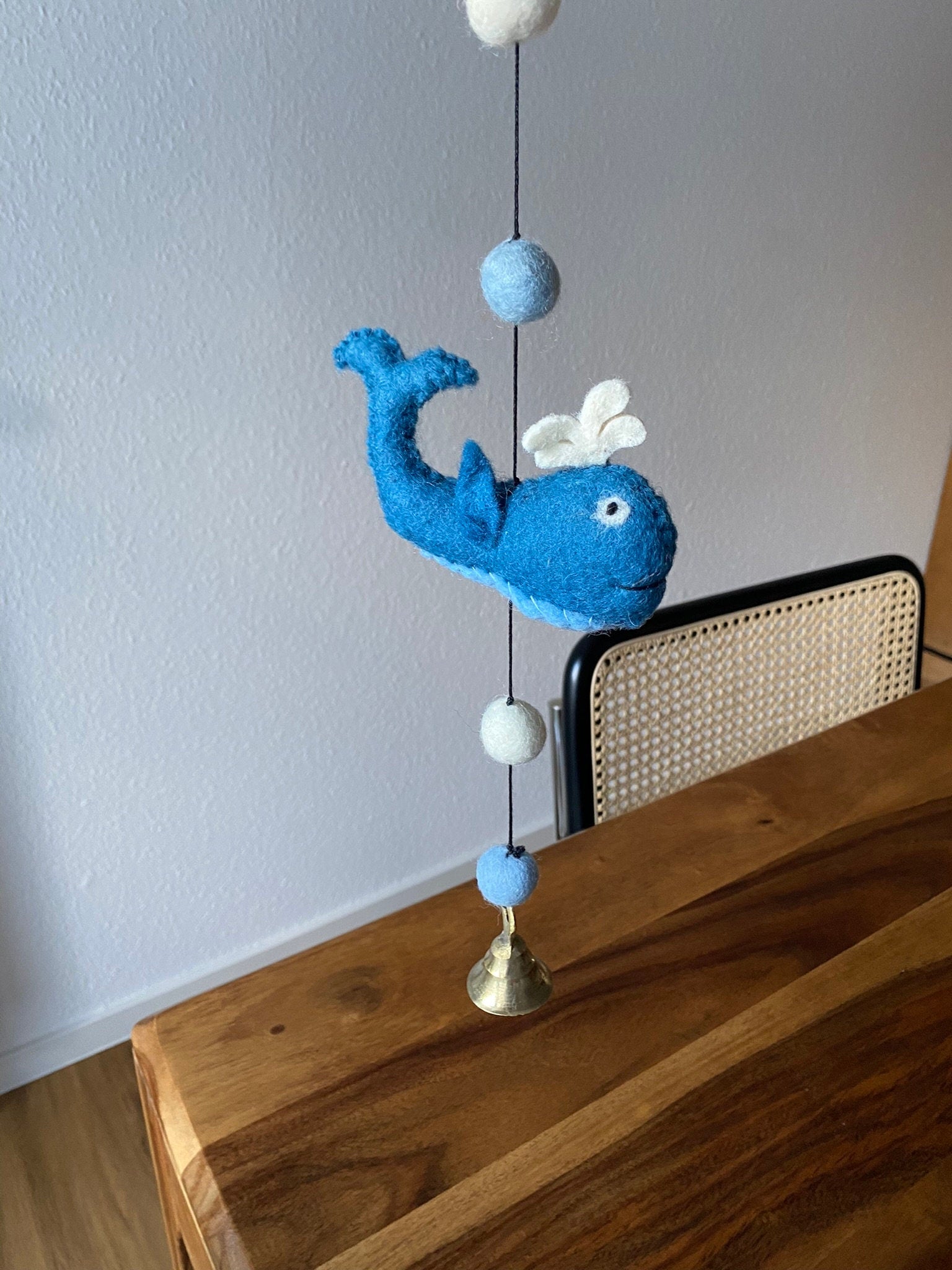 Walfisch Girlande Kinderzimmer maritim Orca Babyparty Babyshower Geschenk Unterwassertiere