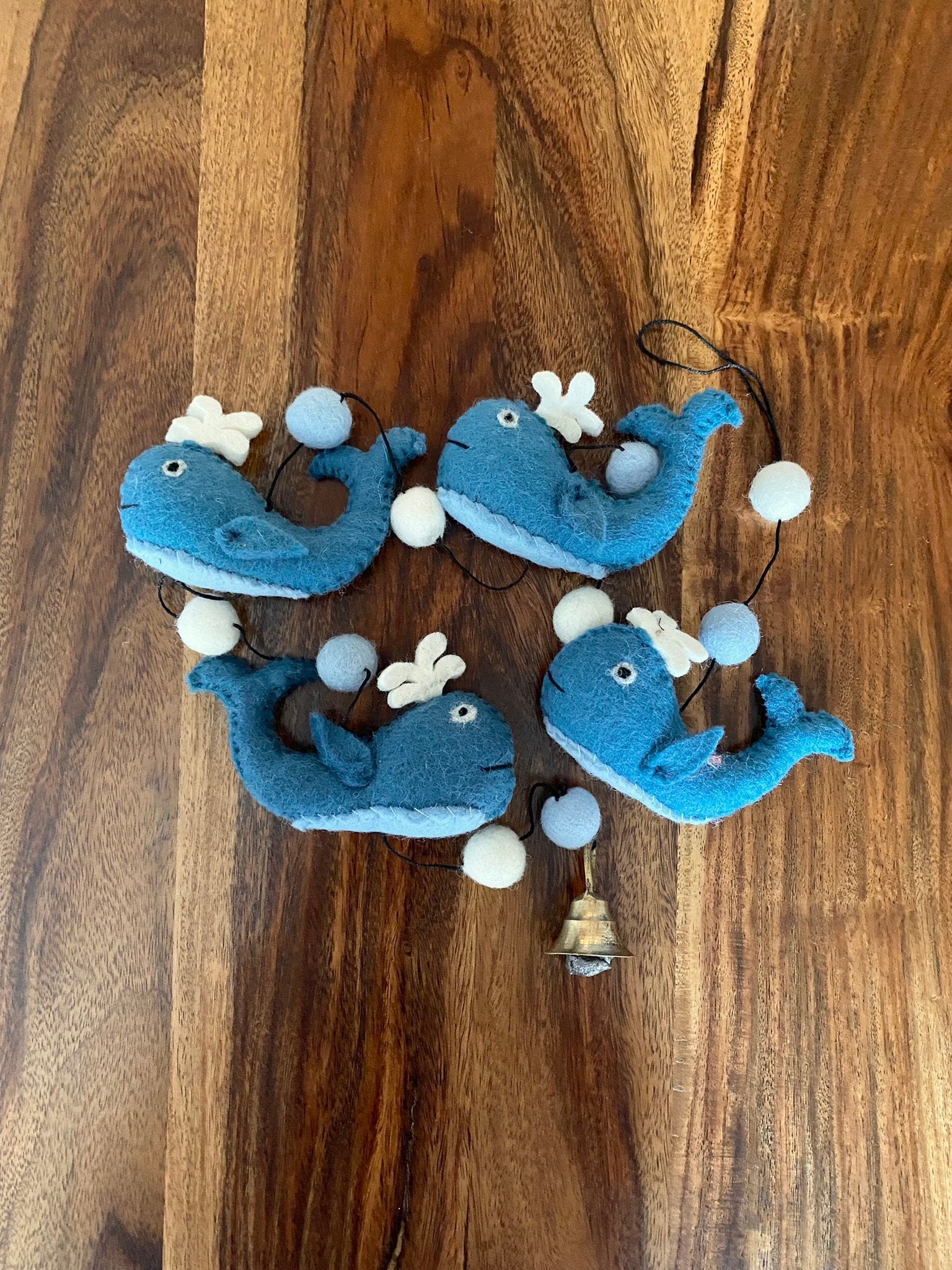 Walfisch Girlande Kinderzimmer maritim Orca Babyparty Babyshower Geschenk Unterwassertiere