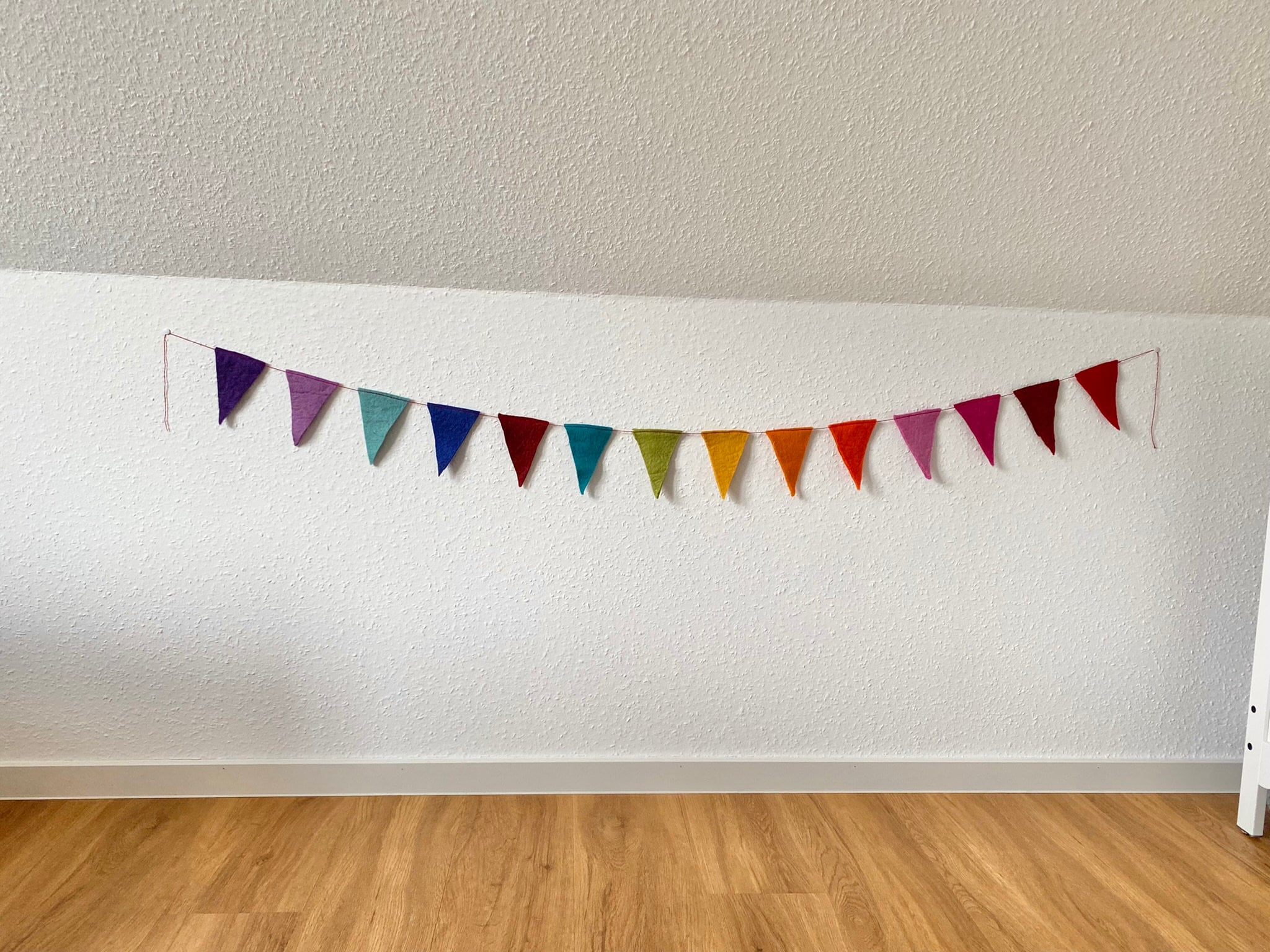 Bunte Wimpelkette aus Filz I Dekoration I Kindergeburtstag I Partydekoration I handgemacht I Kinderzimmer I Babyparty