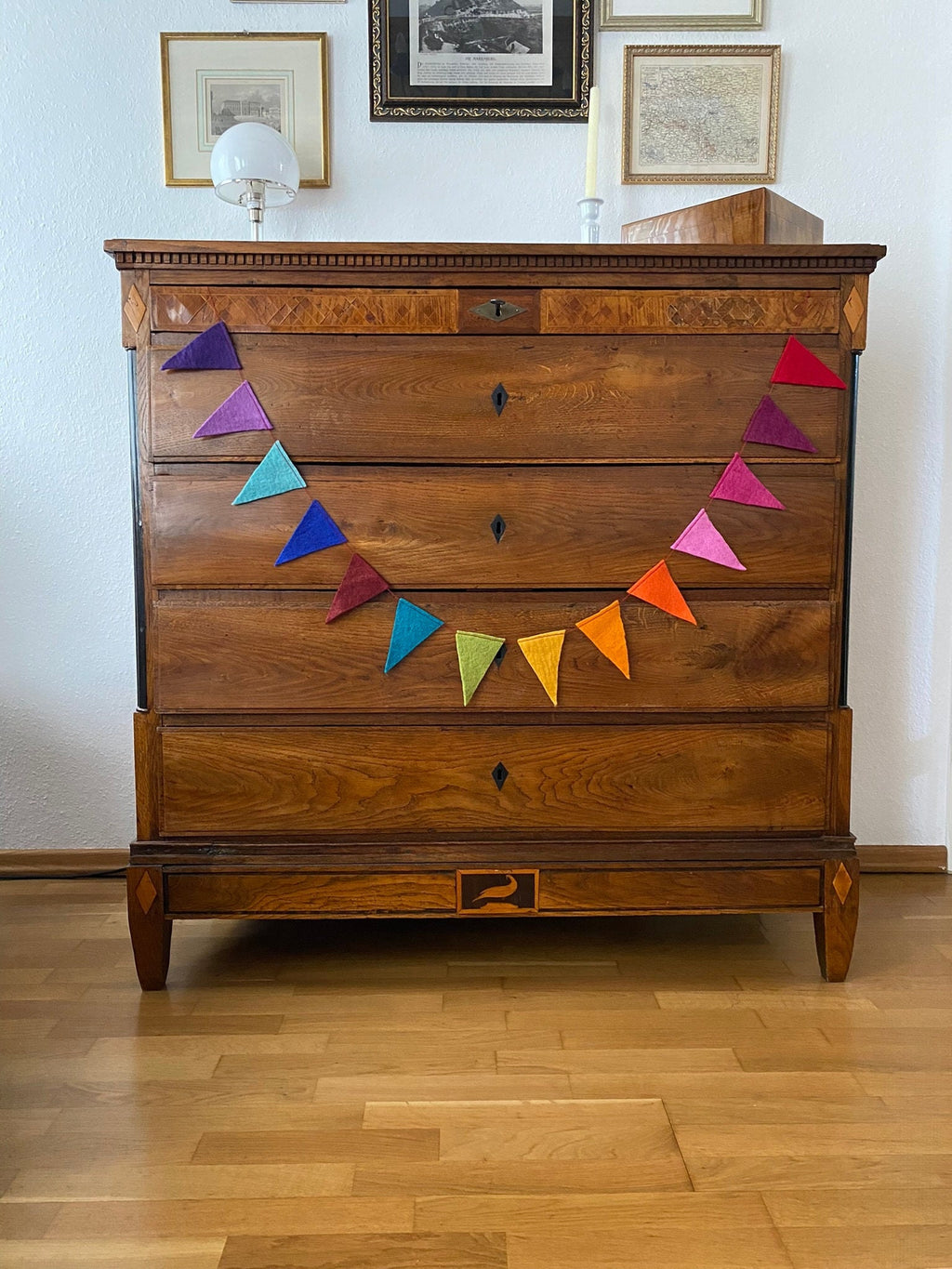Bunte Wimpelkette aus Filz I Dekoration I Kindergeburtstag I Partydekoration I handgemacht I Kinderzimmer I Babyparty