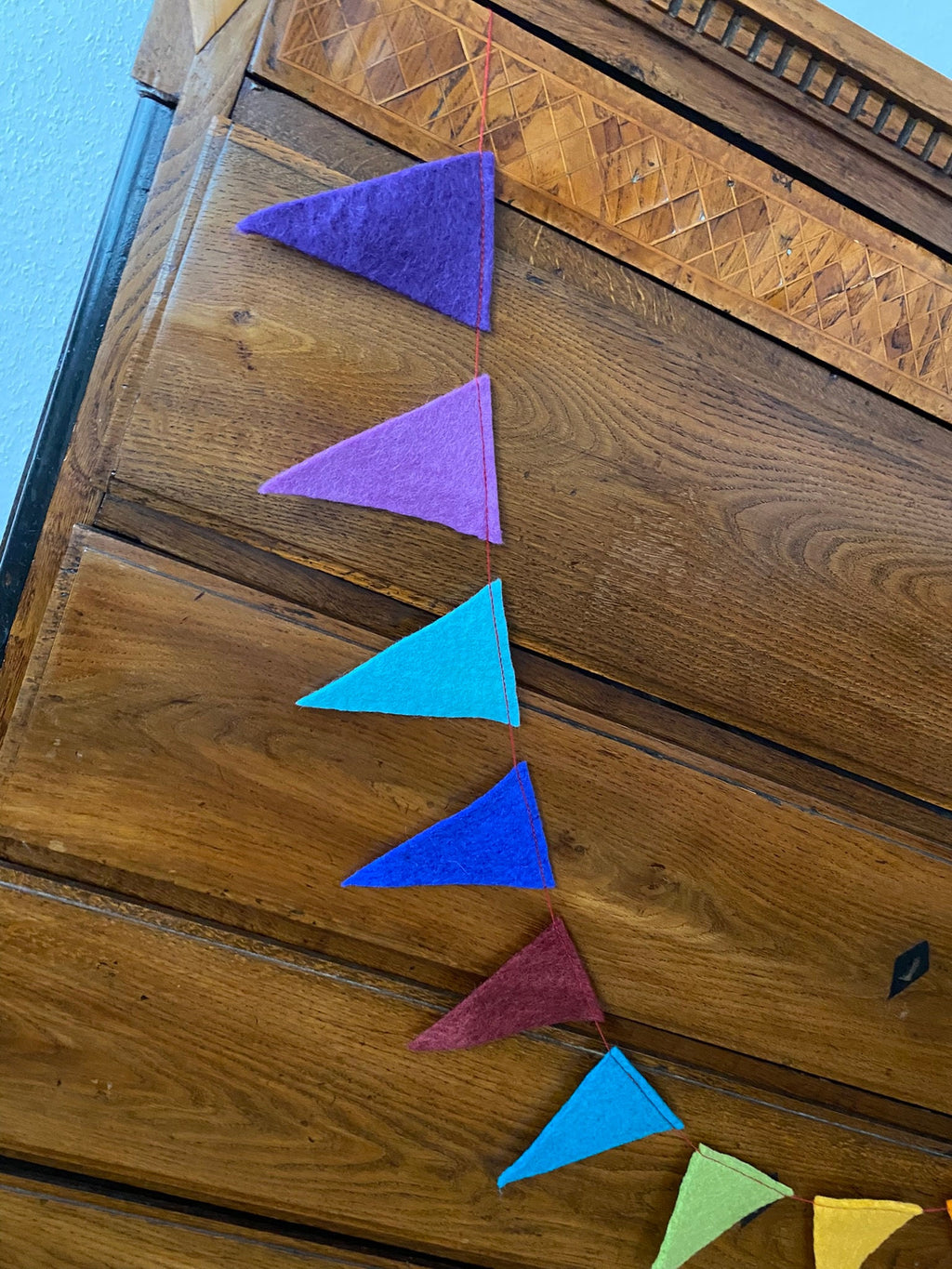 Bunte Wimpelkette aus Filz I Dekoration I Kindergeburtstag I Partydekoration I handgemacht I Kinderzimmer I Babyparty
