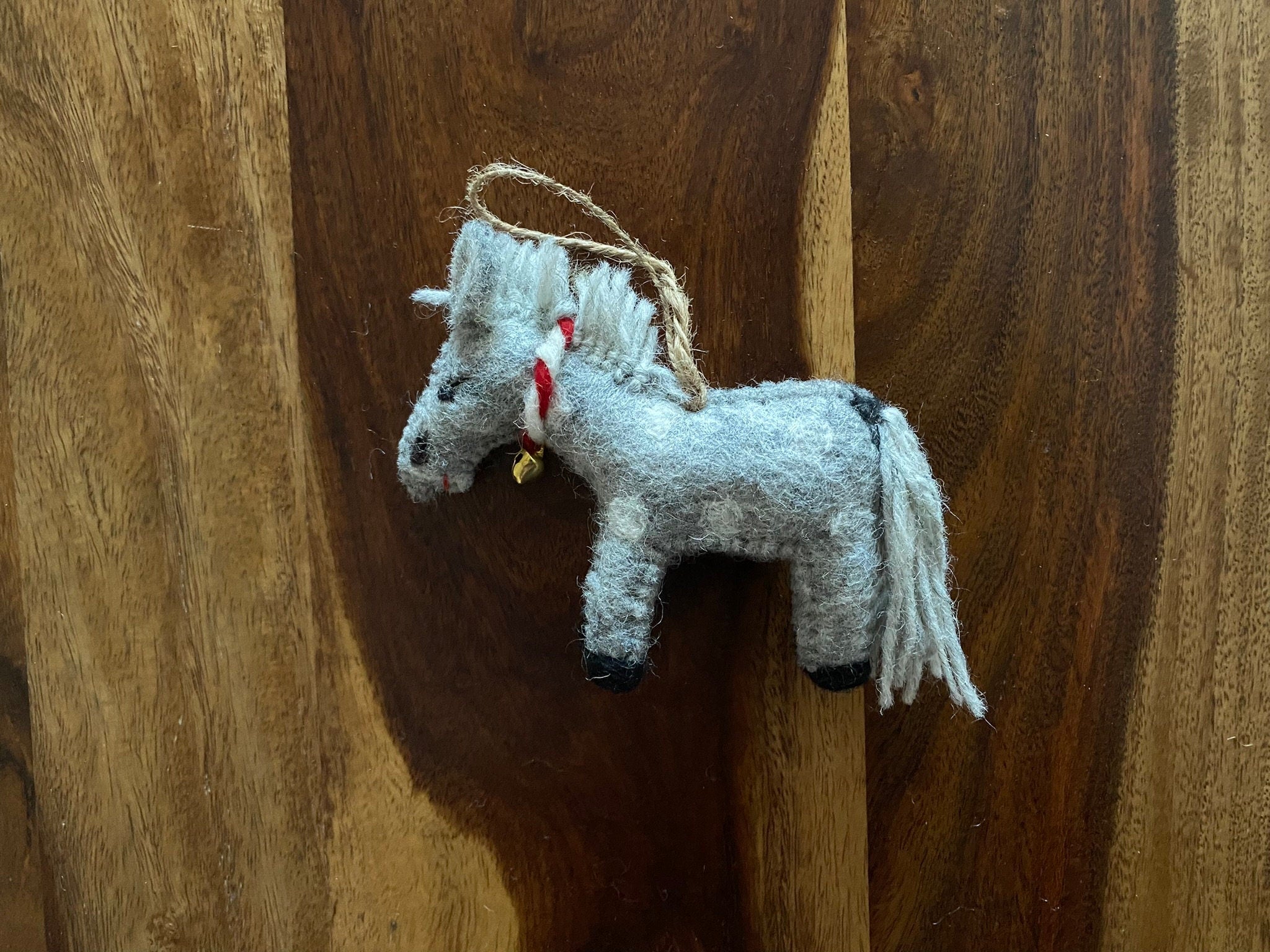 Weihnachtsanhänger Pferd I Filz Christbaumschmuck I Weihnachtsdeko Pferdchen
