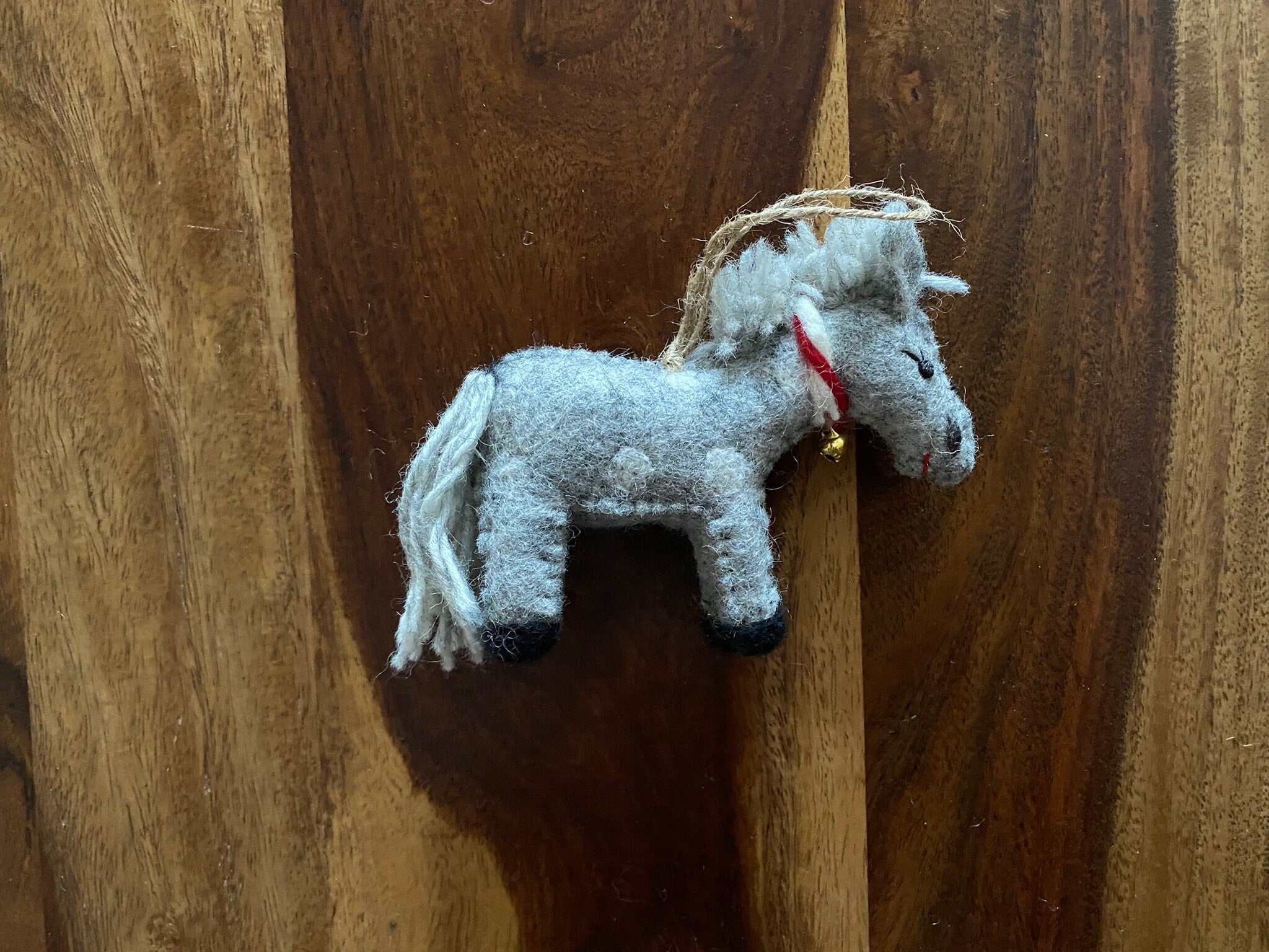 Weihnachtsanhänger Pferd I Filz Christbaumschmuck I Weihnachtsdeko Pferdchen