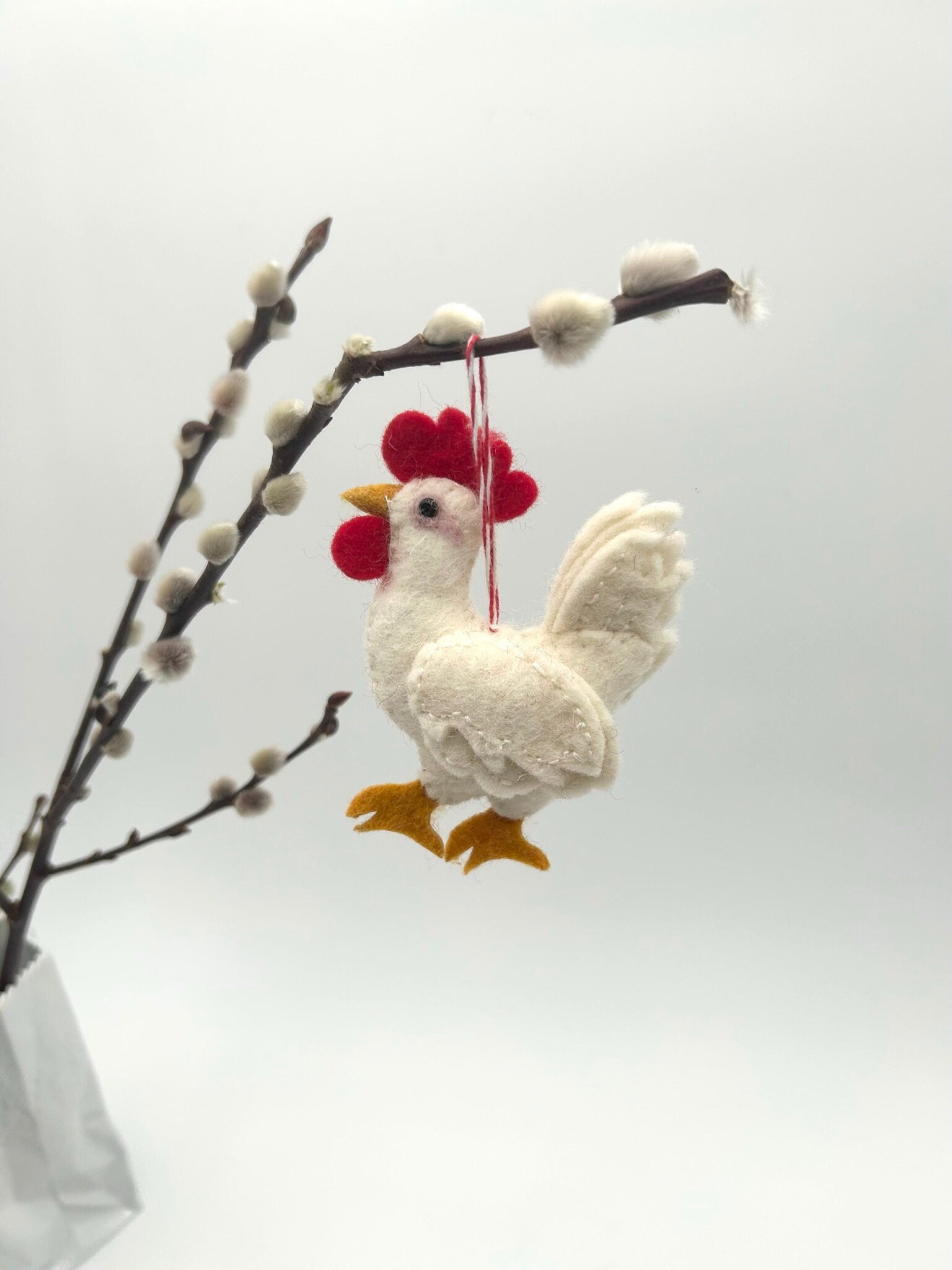 Anhänger Huhn I Osterschmuck I Osterdeko I Christbaumschmuck Weihnachtsdeko I Winter Weihnachtsbaum I Huhn Deko I Henne Weihnachten