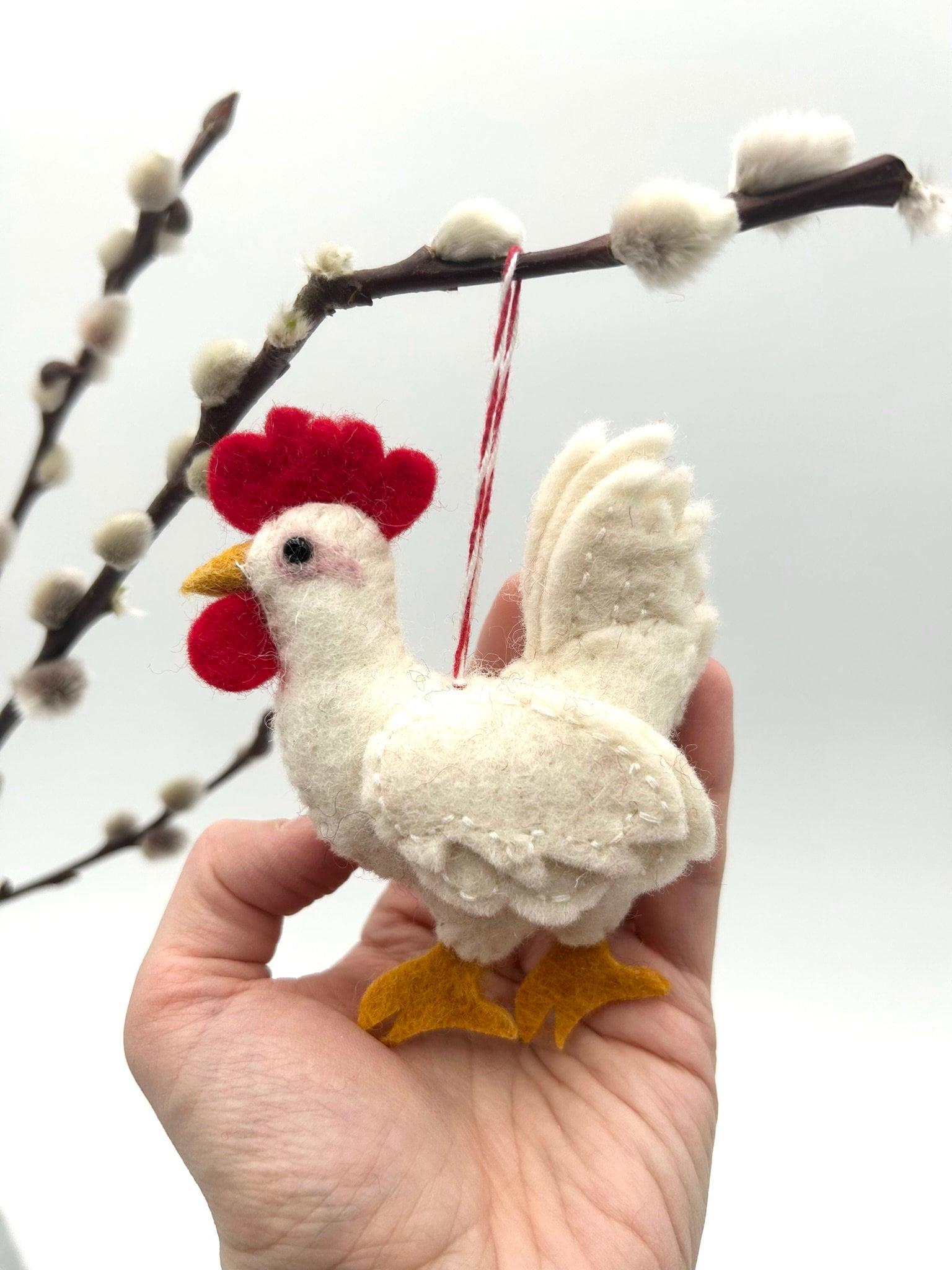Anhänger Huhn I Osterschmuck I Osterdeko I Christbaumschmuck Weihnachtsdeko I Winter Weihnachtsbaum I Huhn Deko I Henne Weihnachten