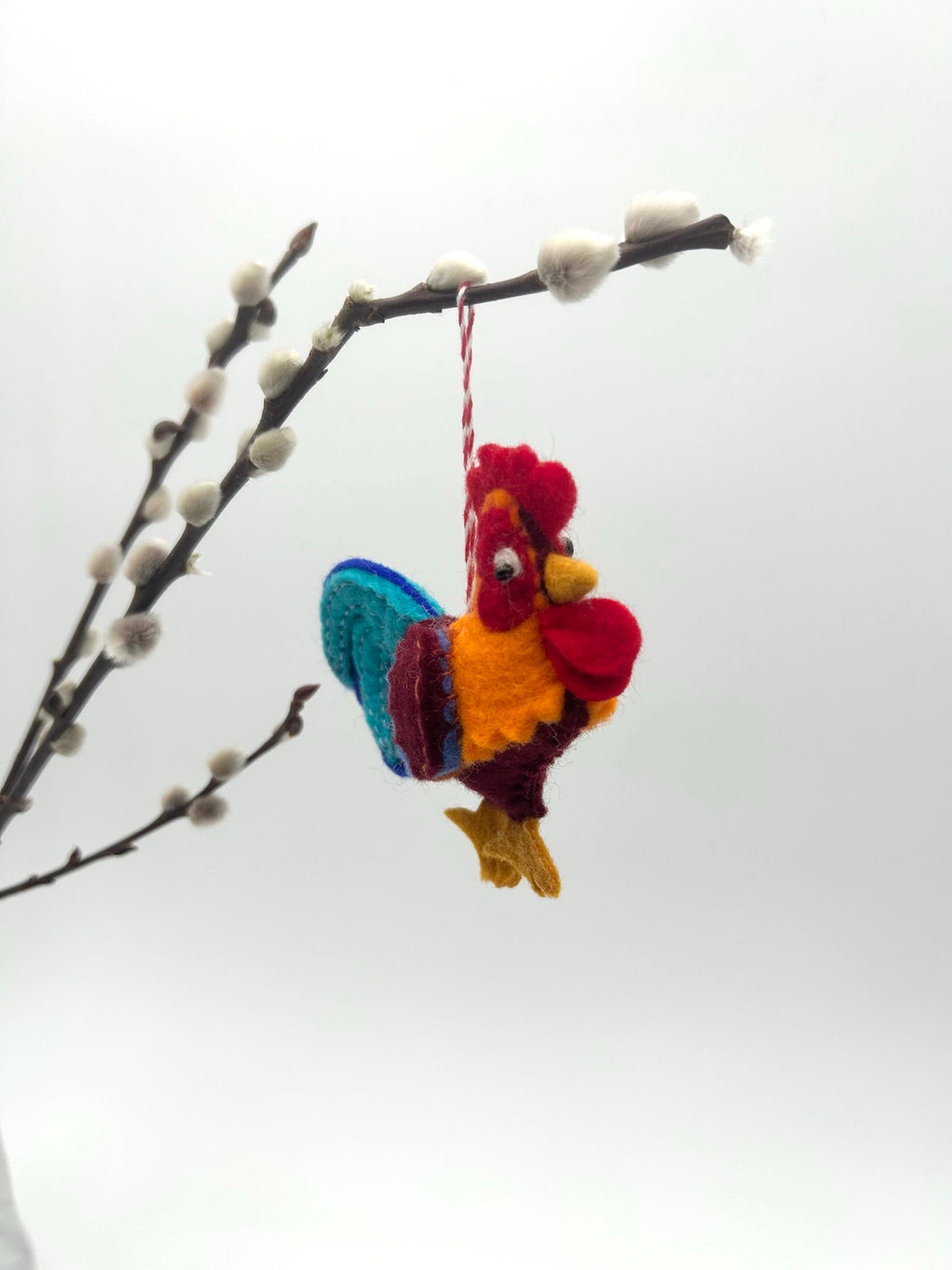 Anhänger Hahn I Osterdeko I Weihnachtsdeko I Winter I Weihnachtsbaum I Huhn Deko I