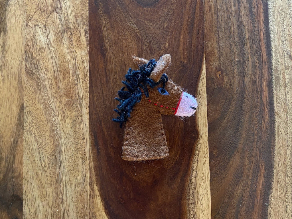 Fingerpuppen Bauernhof, Tiere aus Filz, Fingerspiel, Lernspiel, Montessori, Geschichten erzählen