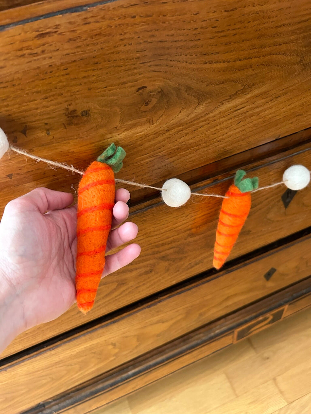 Girlande Karotten I Osterdekoration I Frühlingsdeko I Möhren I Ostergirlande