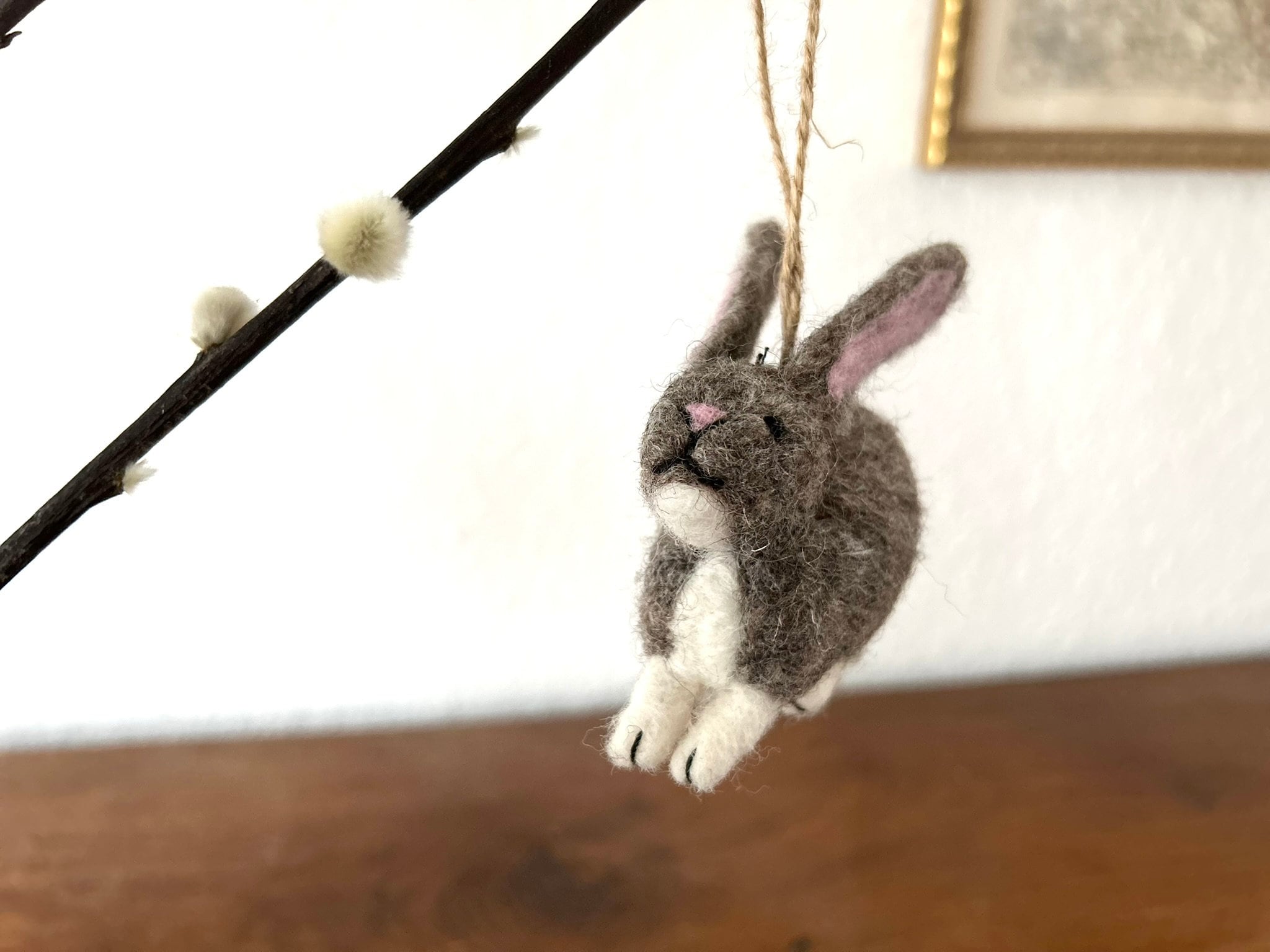 Anhänger Hase Kaninchen I Osterschmuck I Osterdeko I I Osterstrauß I Filzdeko Ostern I Osterhase I Frühling I Möhre Filz