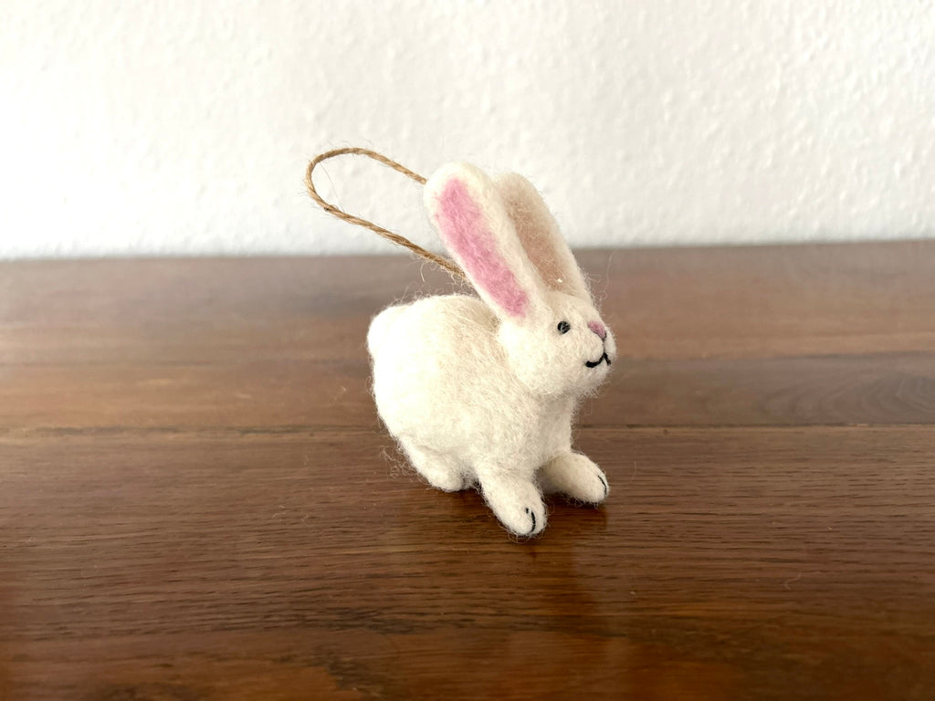 Anhänger Hase Kaninchen I Osterschmuck I Osterdeko I I Osterstrauß I Filzdeko Ostern I Osterhase I Frühling I Möhre Filz