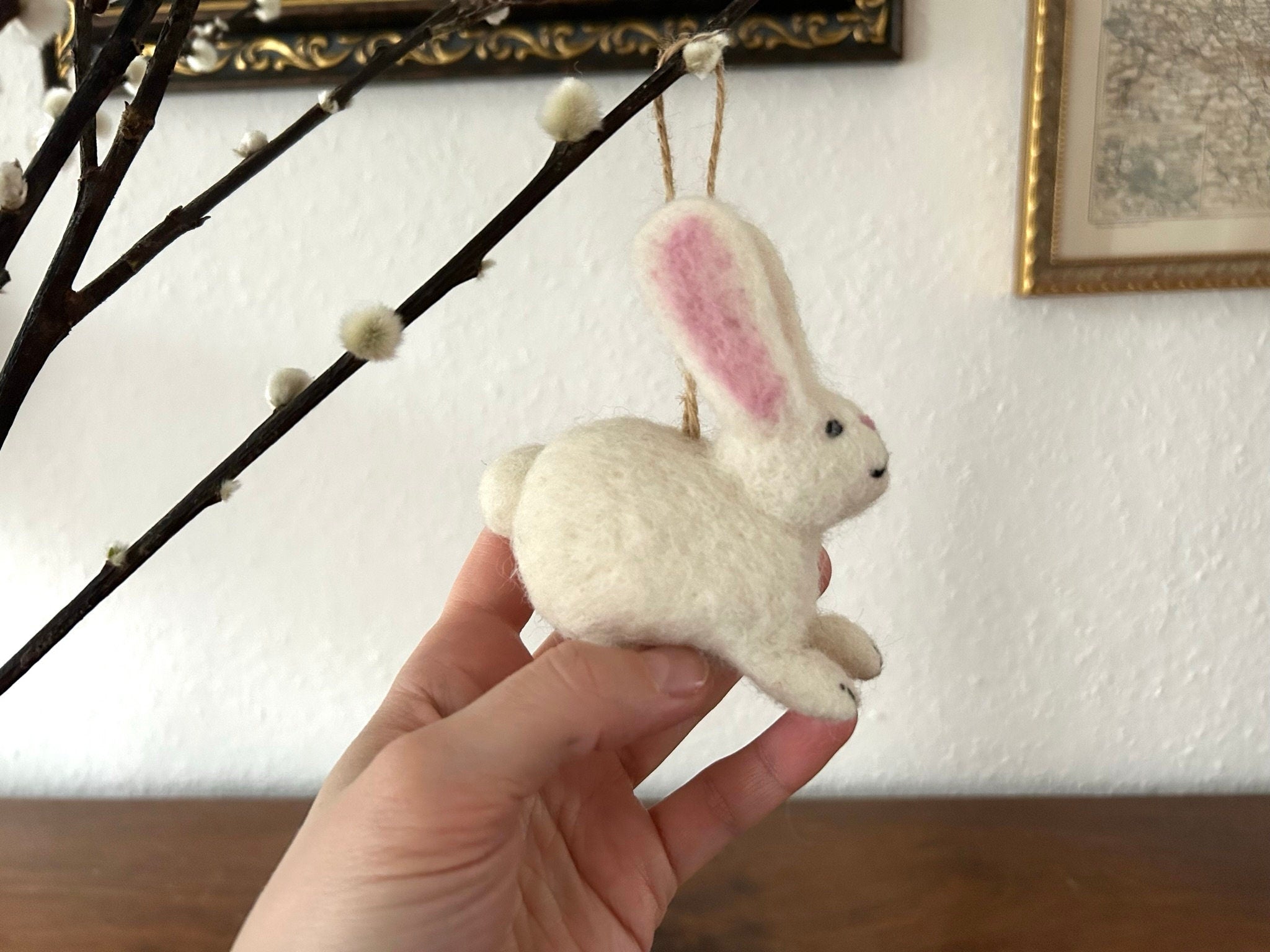 Anhänger Hase Kaninchen I Osterschmuck I Osterdeko I I Osterstrauß I Filzdeko Ostern I Osterhase I Frühling I Möhre Filz