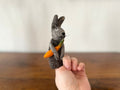 Niedliche Fingerpuppe Hase aus Filz I Fingerspiel I Bauernhoftier I Osterhase I Spielzeug Montessori I Geschichten erzählen