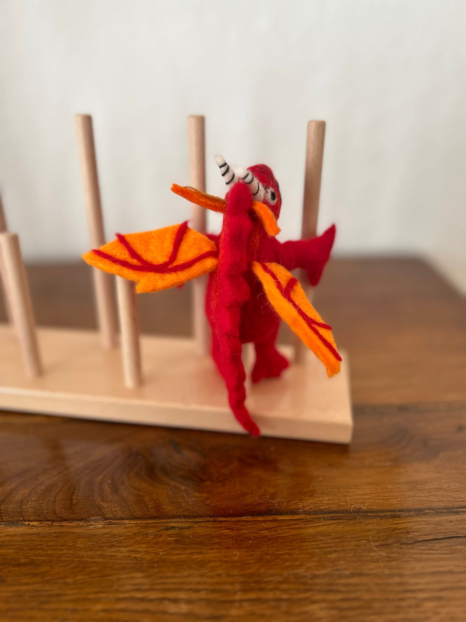 Niedliche Fingerpuppe Monster aus Filz I Fingerspiel I Drache I süßes Monster I Spielzeug Montessori I Geschichten erzählen