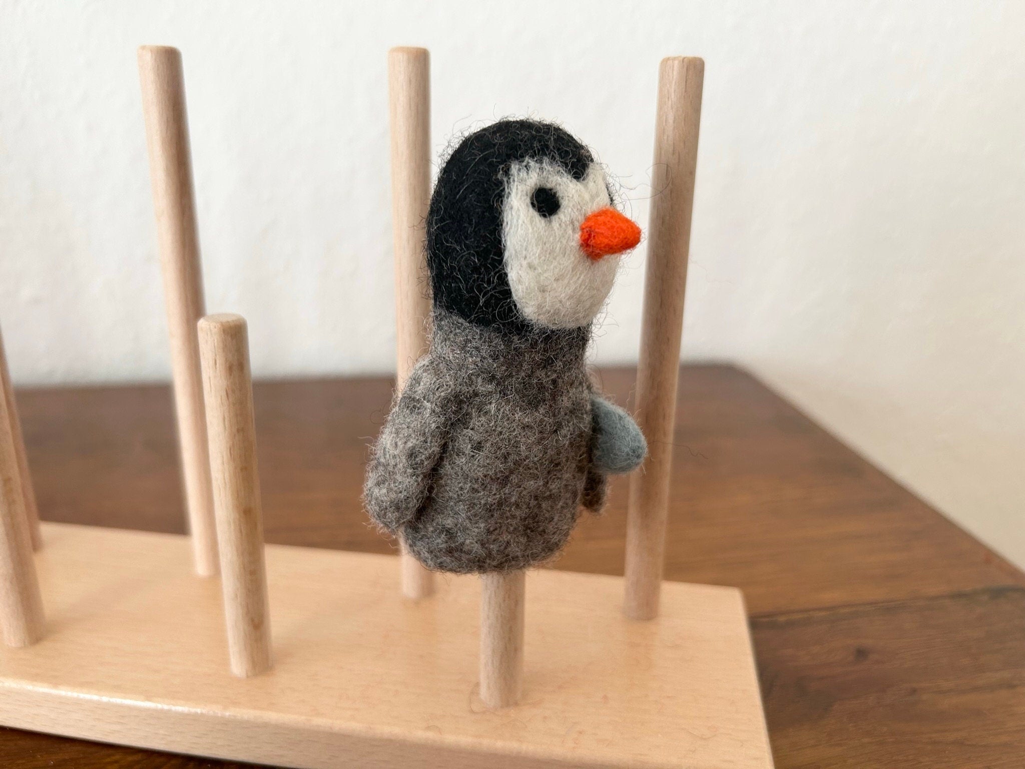 Niedliche Fingerpuppe Pinguin aus Filz I Fingerspiel I Meerestiere I Fische I Spielzeug Montessori I Geschichten erzählen I Seetiere