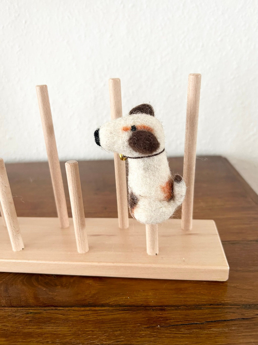 Niedliche Fingerpuppe Hund aus Filz I Fingerspiel I Bauernhoftier I Hunde I Spielzeug Montessori I Geschichten erzählen