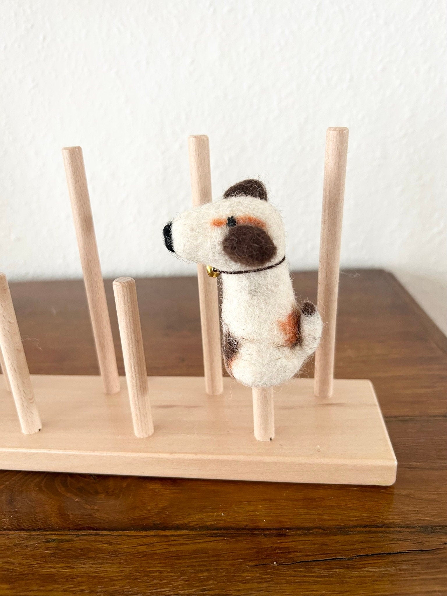 Niedliche Fingerpuppe Hund aus Filz I Fingerspiel I Bauernhoftier I Hunde I Spielzeug Montessori I Geschichten erzählen