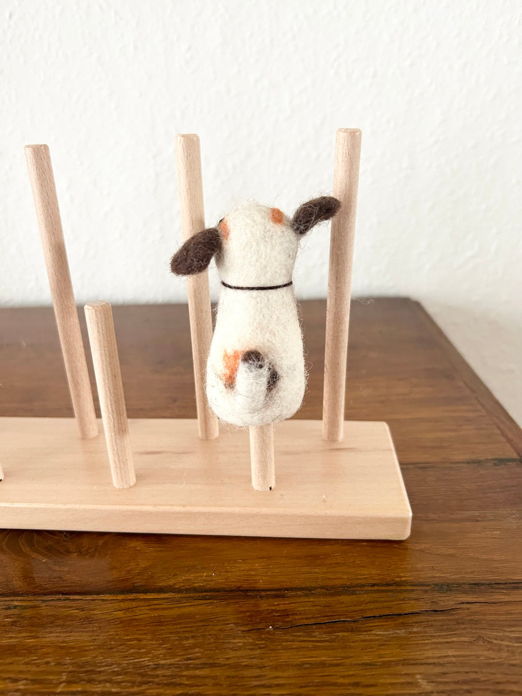 Niedliche Fingerpuppe Hund aus Filz I Fingerspiel I Bauernhoftier I Hunde I Spielzeug Montessori I Geschichten erzählen