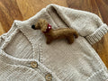 Filz Anstecker Hund I Kinderbrosche I Hundebrosche I Dackel I Filzaccessoire I Dackelfan