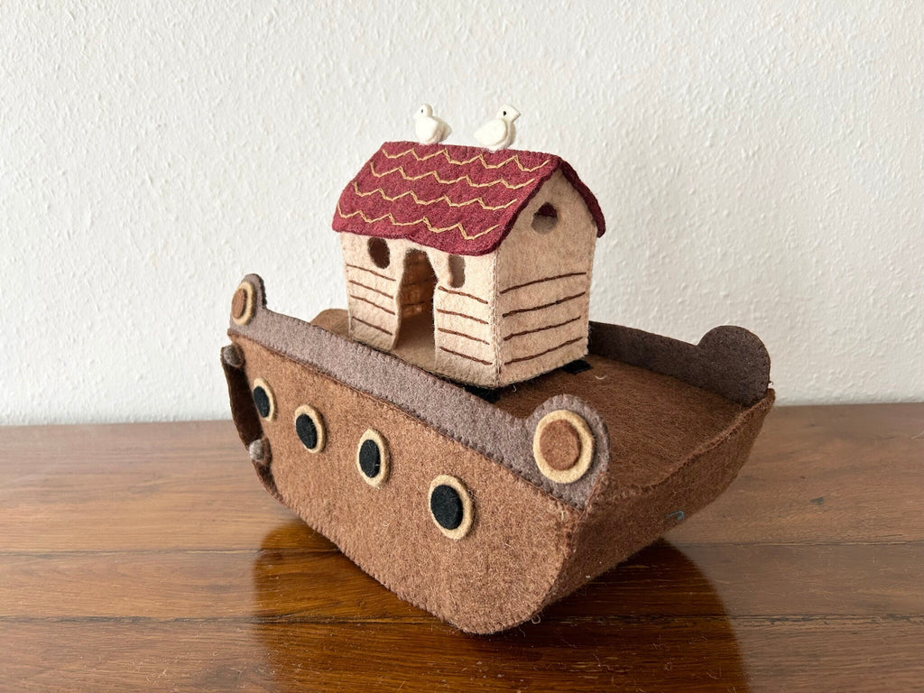 Arche Noah aus Filz I Puppenspiel Kinder I Arche Noah Taufe I Taufgeschenk I Gefilzte Puppen