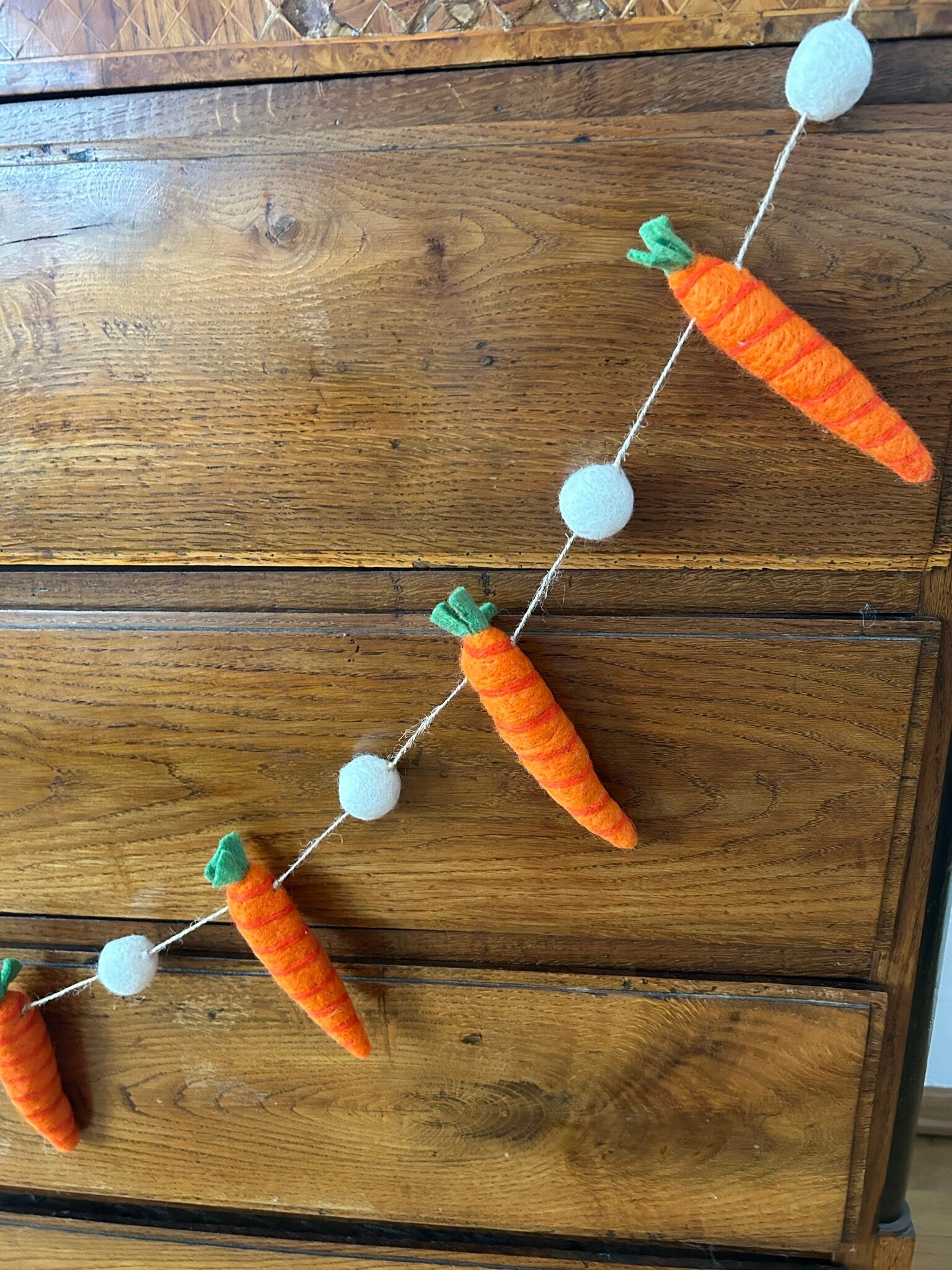 Girlande Karotten I Osterdekoration I Frühlingsdeko I Möhren I Ostergirlande
