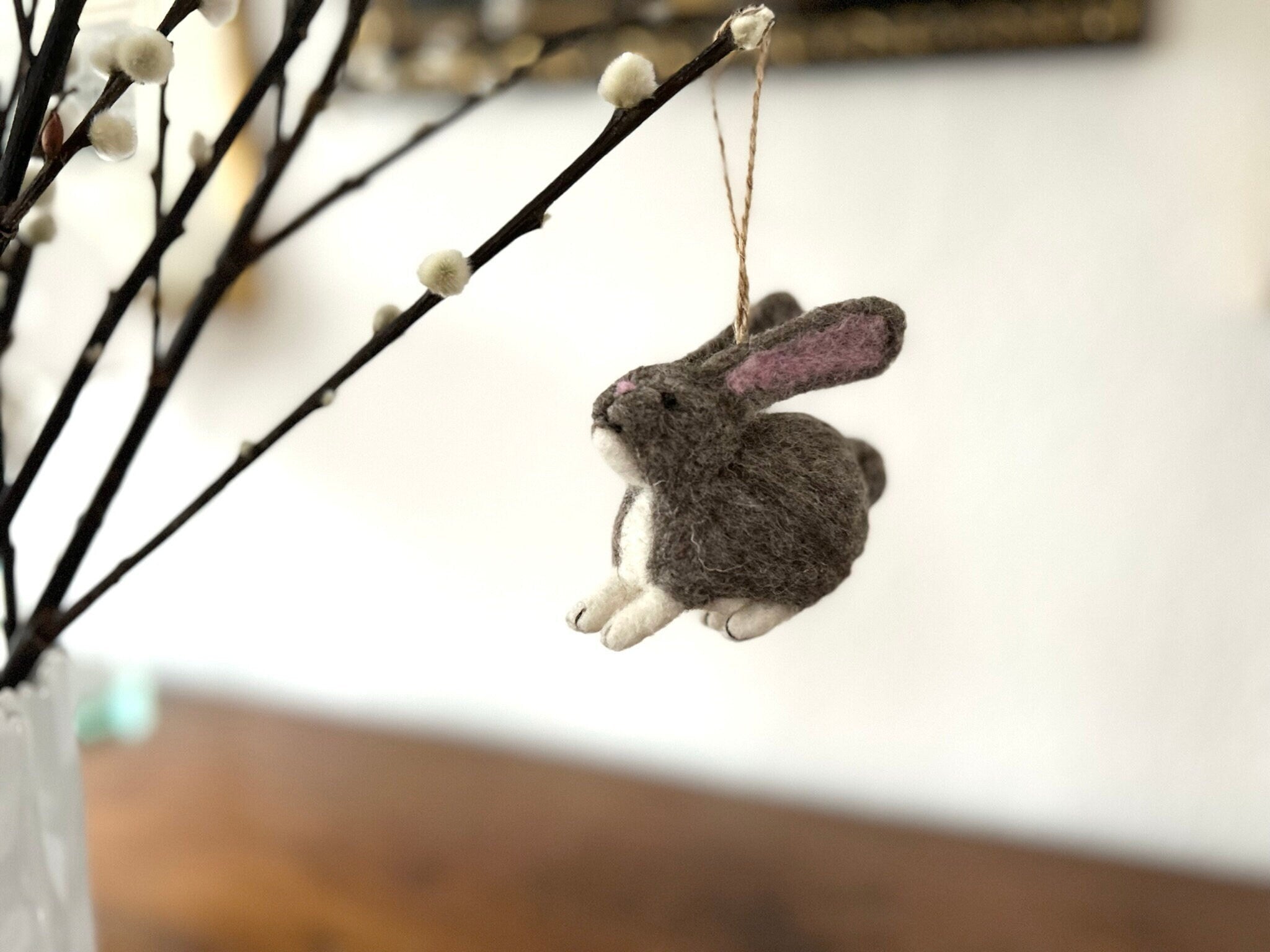 Anhänger Hase Kaninchen I Osterschmuck I Osterdeko I I Osterstrauß I Filzdeko Ostern I Osterhase I Frühling I Möhre Filz