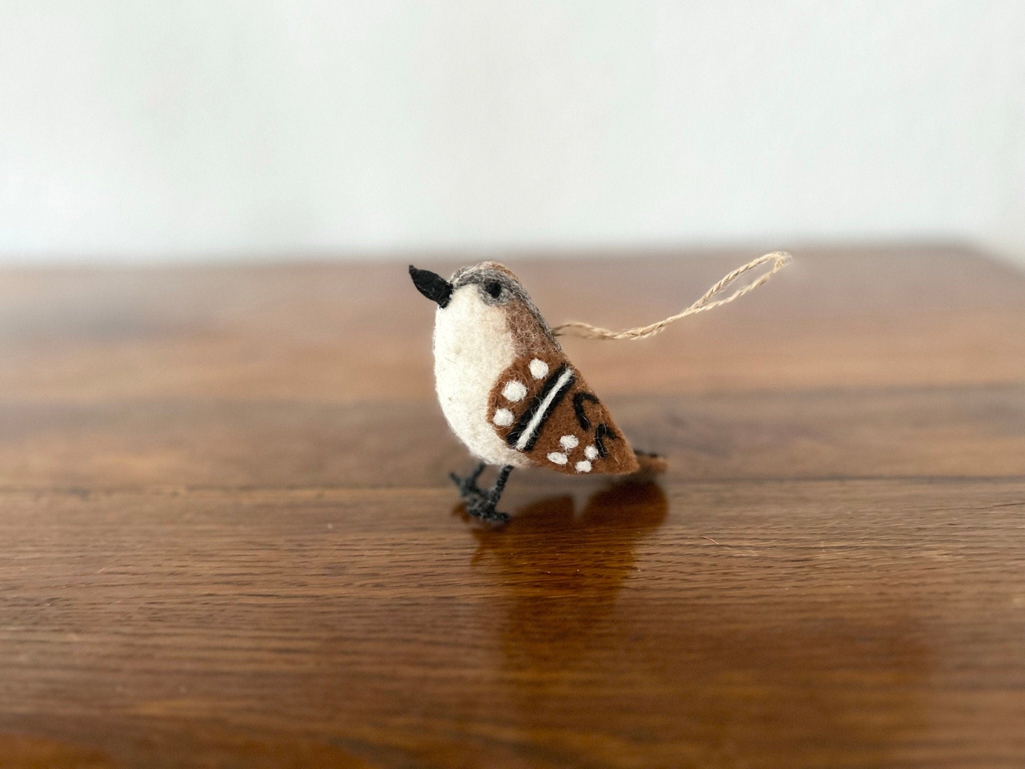 Filzanhänger Spatz I Christbaumschmuck I Weihnachtsdeko I Winterdeko I Weihnachtsbaum I Frühlingsdeko I Osterdeko