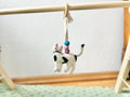 Spielbogenanhänger Katze aus Filz I Spielbogenanhänger Katze I Spieltrapez Anhänger I Baby Spielzeug I Katze aus Filz