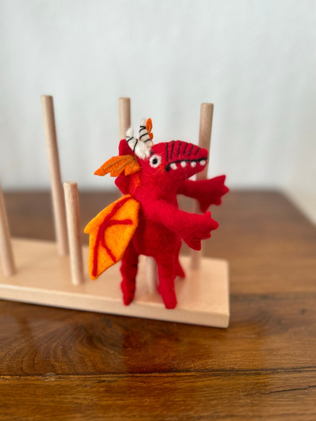 Niedliche Fingerpuppe Monster aus Filz I Fingerspiel I Drache I süßes Monster I Spielzeug Montessori I Geschichten erzählen