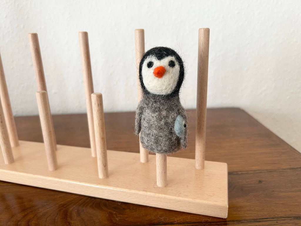 Niedliche Fingerpuppe Pinguin aus Filz I Fingerspiel I Meerestiere I Fische I Spielzeug Montessori I Geschichten erzählen I Seetiere