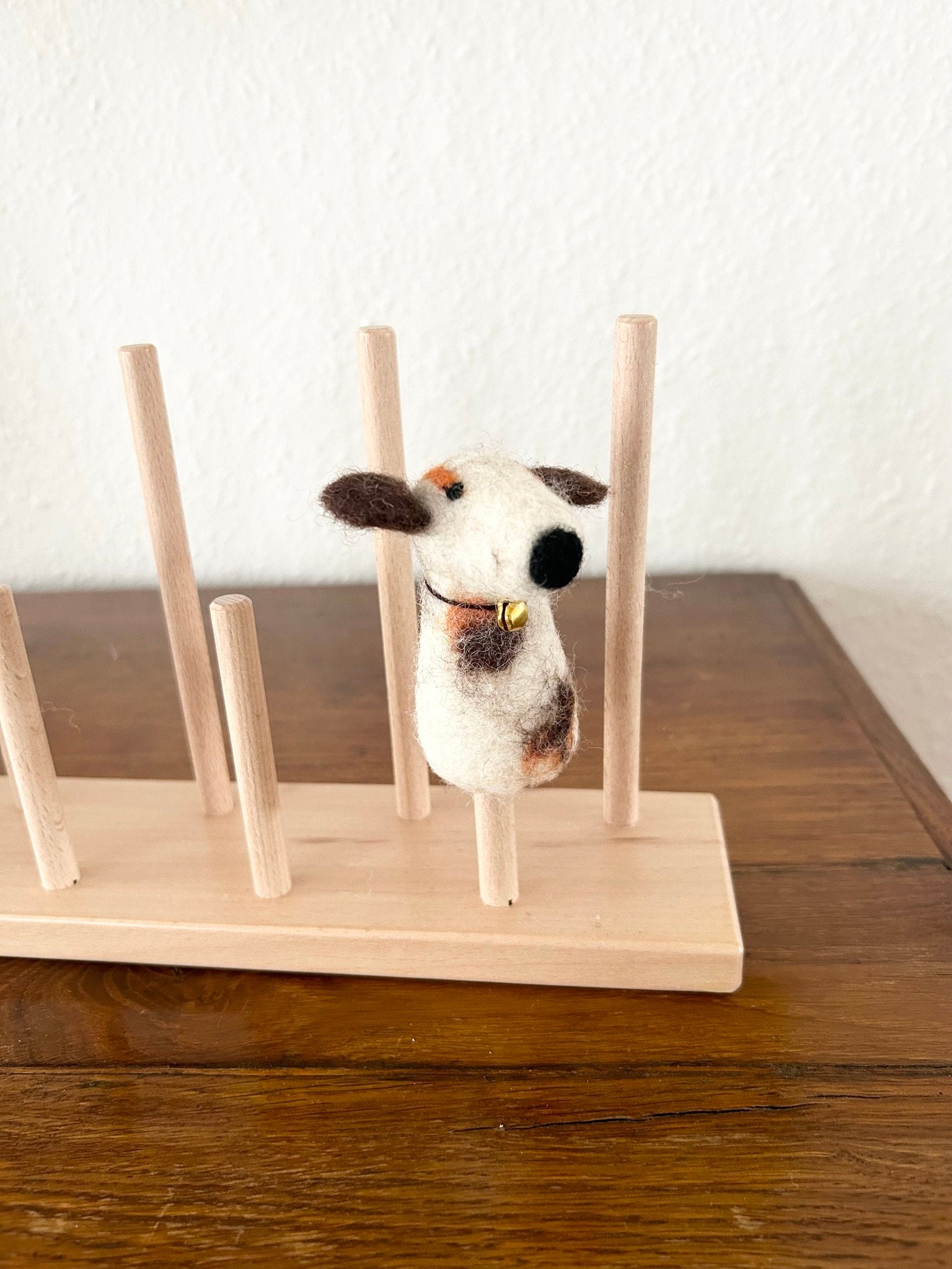 Niedliche Fingerpuppe Hund aus Filz I Fingerspiel I Bauernhoftier I Hunde I Spielzeug Montessori I Geschichten erzählen