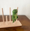 Niedliche Fingerpuppe Frosch aus Filz I Fingerspiel I Waldtiere I heimische Tiere I Spielzeug Montessori I Geschichten erzählen
