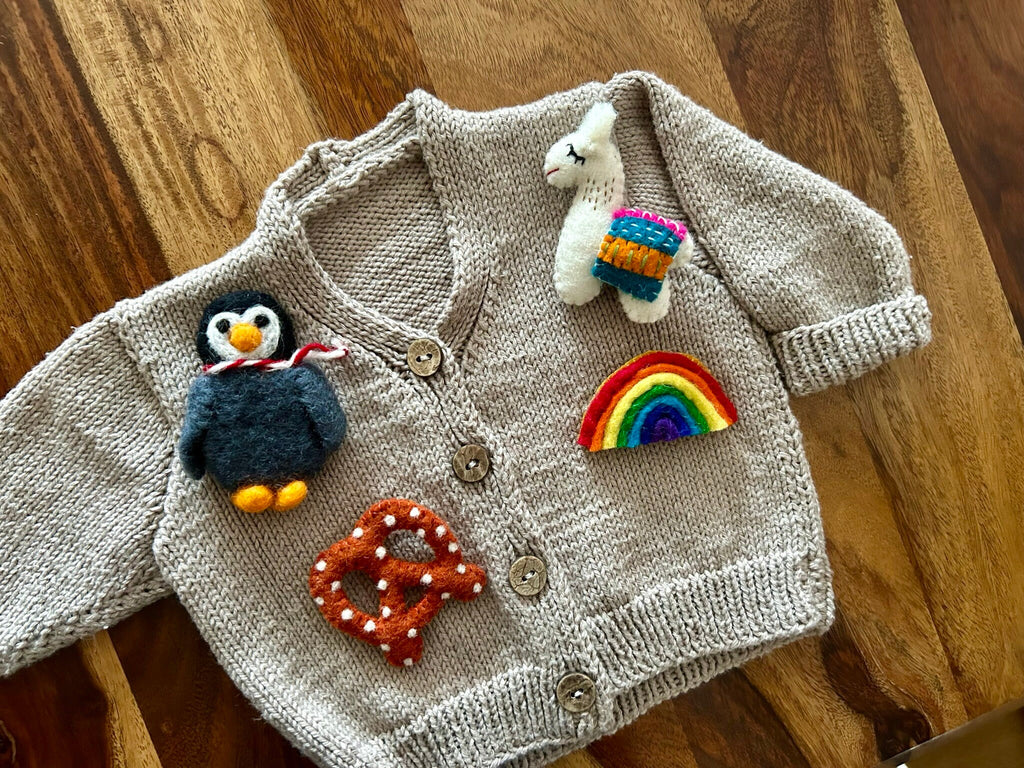 Filz Anstecker Lama I Kinderbrosche I Kinderschmuck I Filz Lama I Alpaka
