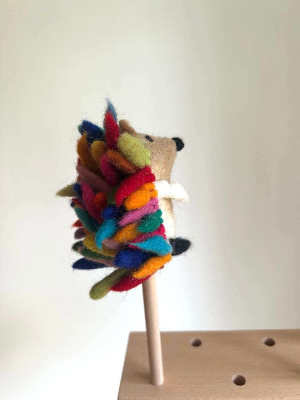 Niedliche Fingerpuppe Igel aus Filz I Fingerspiel I Waldtiere I heimische Tiere I Spielzeug Montessori I Geschichten erzählen