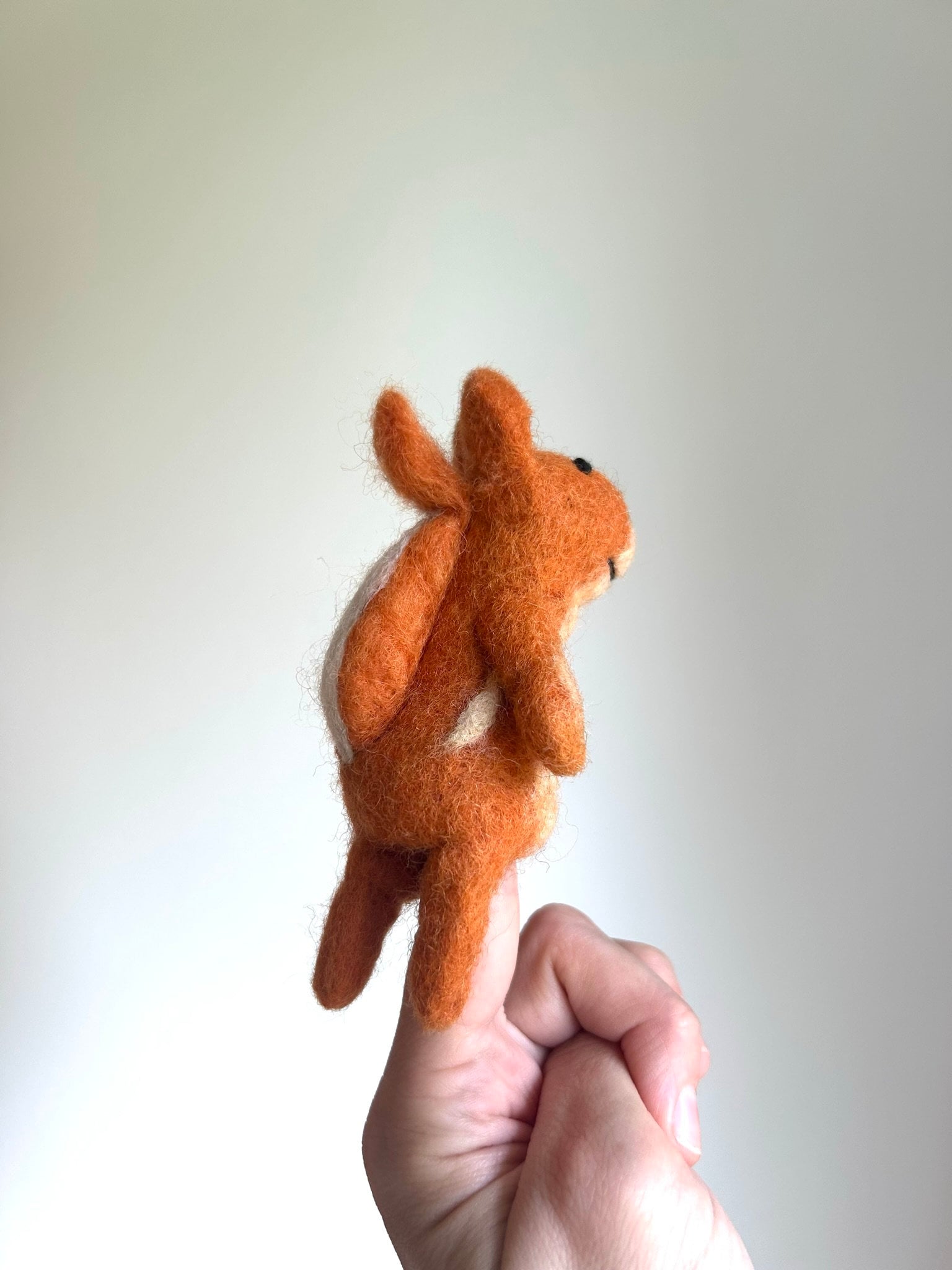 Niedliche Fingerpuppe Eichhörnchen aus Filz I Fingerspiel I Waldtiere I Eichhörnchen I Spielzeug Montessori I Geschichten erzählen