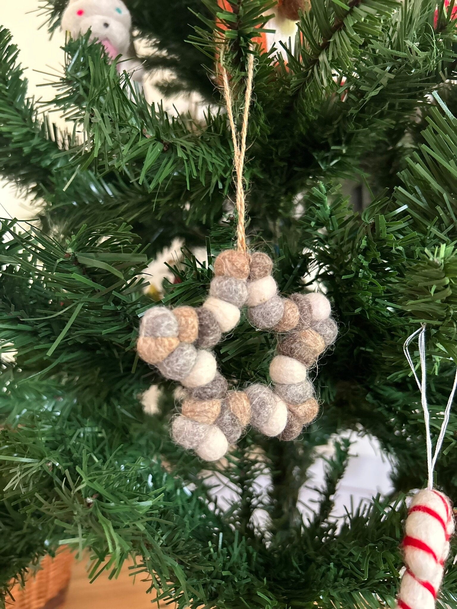 Weihnachtsanhänger Stern I Christbaumschmuck I Christbaumspitze I Weihnachtsdeko I Winter I Weihnachtsbaum I Weihnachtsstern I Filz I Deko
