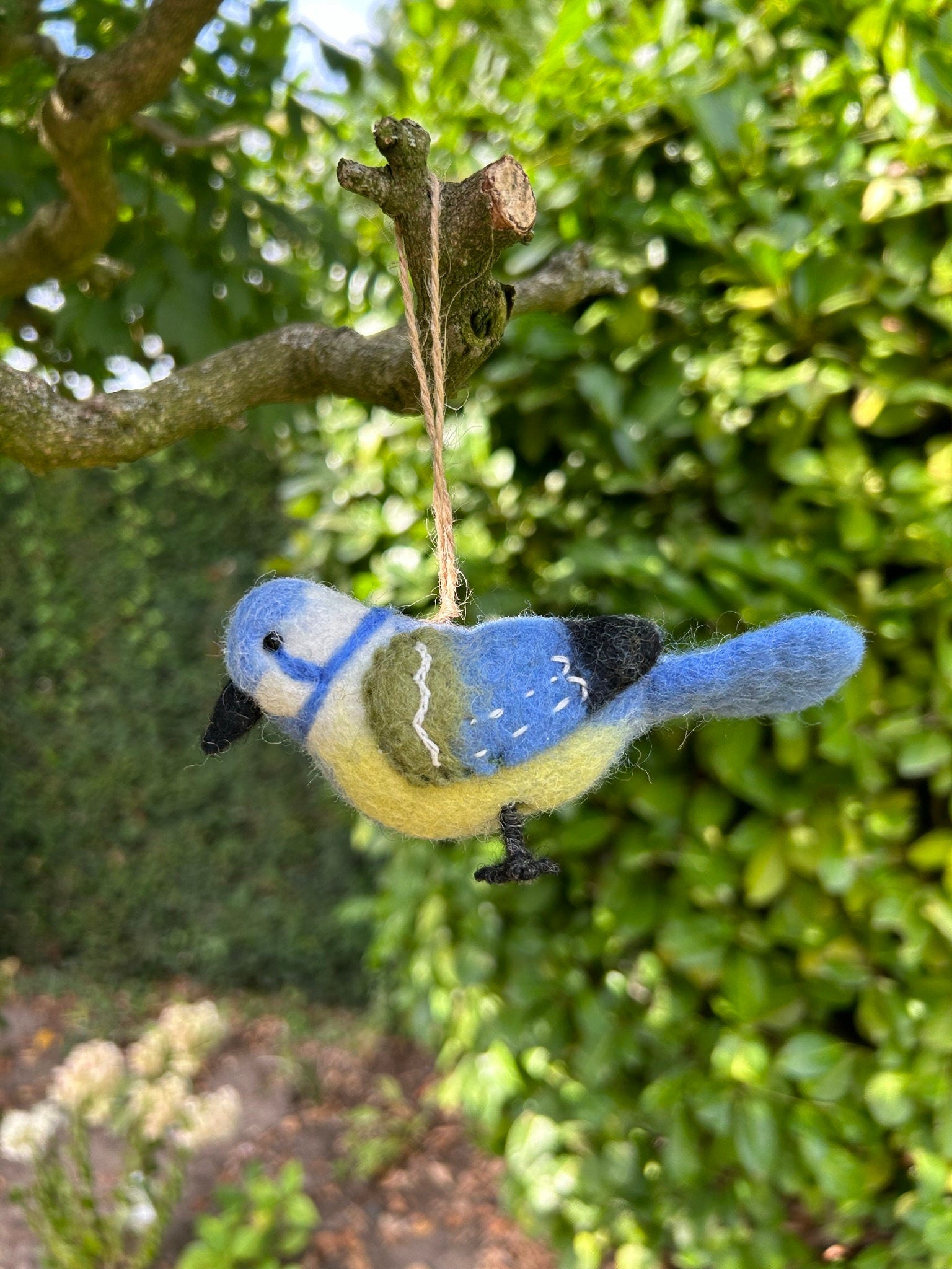 Anhänger Blaumeise Ostderdeko Frühling Christbaumschmuck Weihnachtsdeko Winterdeko Weihnachtsbaum
