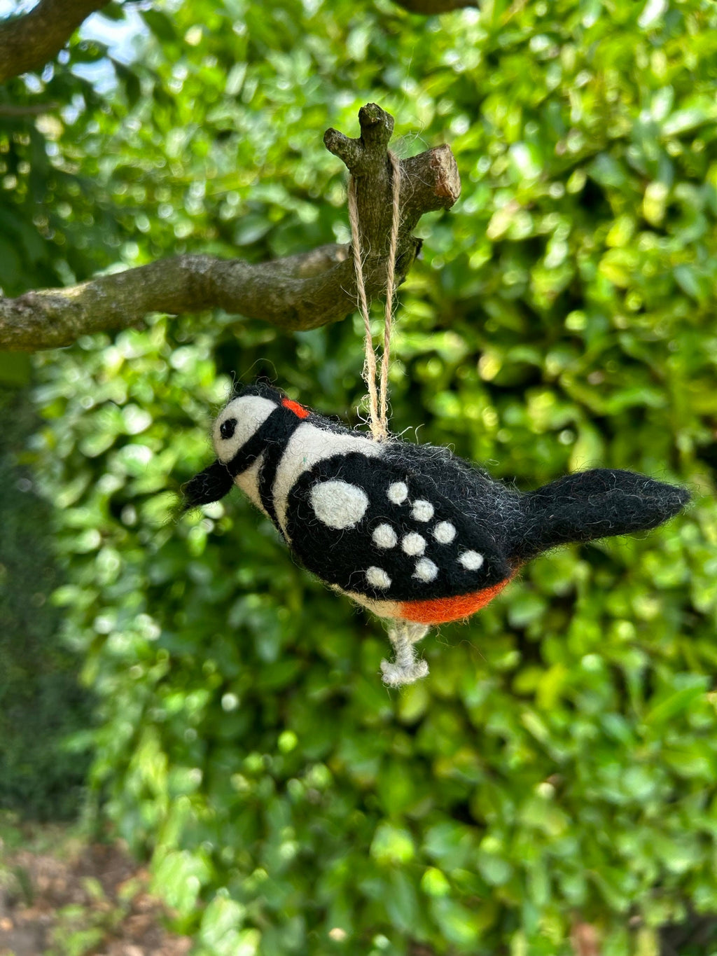 Filzanhänger Specht I Christbaumschmuck I Weihnachtsdeko I Winterdeko I Weihnachtsbaum I Frühlingsdeko I Osterdeko