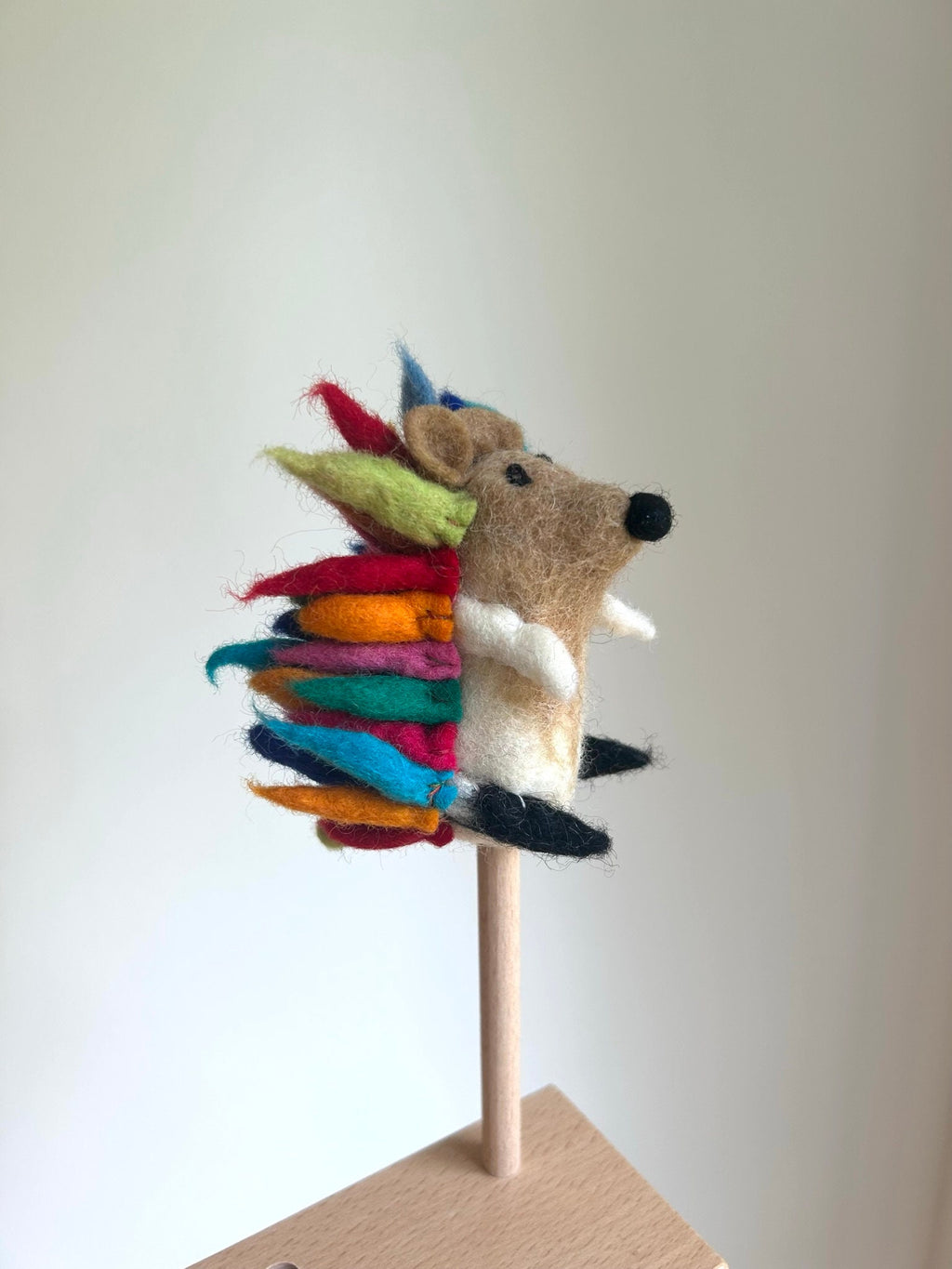Niedliche Fingerpuppe Igel aus Filz I Fingerspiel I Waldtiere I heimische Tiere I Spielzeug Montessori I Geschichten erzählen