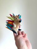Niedliche Fingerpuppe Igel aus Filz I Fingerspiel I Waldtiere I heimische Tiere I Spielzeug Montessori I Geschichten erzählen