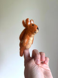 Niedliche Fingerpuppe Eichhörnchen aus Filz I Fingerspiel I Waldtiere I Eichhörnchen I Spielzeug Montessori I Geschichten erzählen
