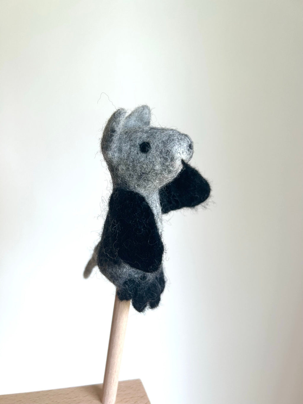 Niedliche Fingerpuppe Fledermaus aus Filz I Fingerspiel I Spielzeug Montessori I Geschichten erzählen I Nachttiere