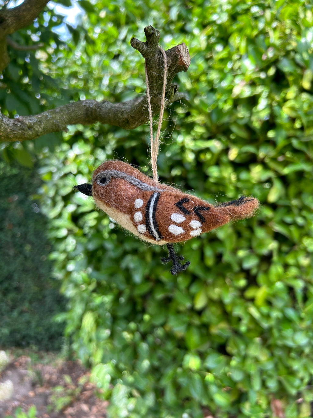 Filzanhänger Spatz I Christbaumschmuck I Weihnachtsdeko I Winterdeko I Weihnachtsbaum I Frühlingsdeko I Osterdeko