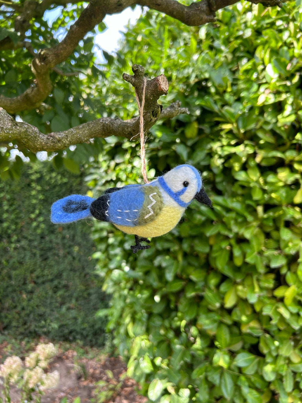 Anhänger Blaumeise Ostderdeko Frühling Christbaumschmuck Weihnachtsdeko Winterdeko Weihnachtsbaum