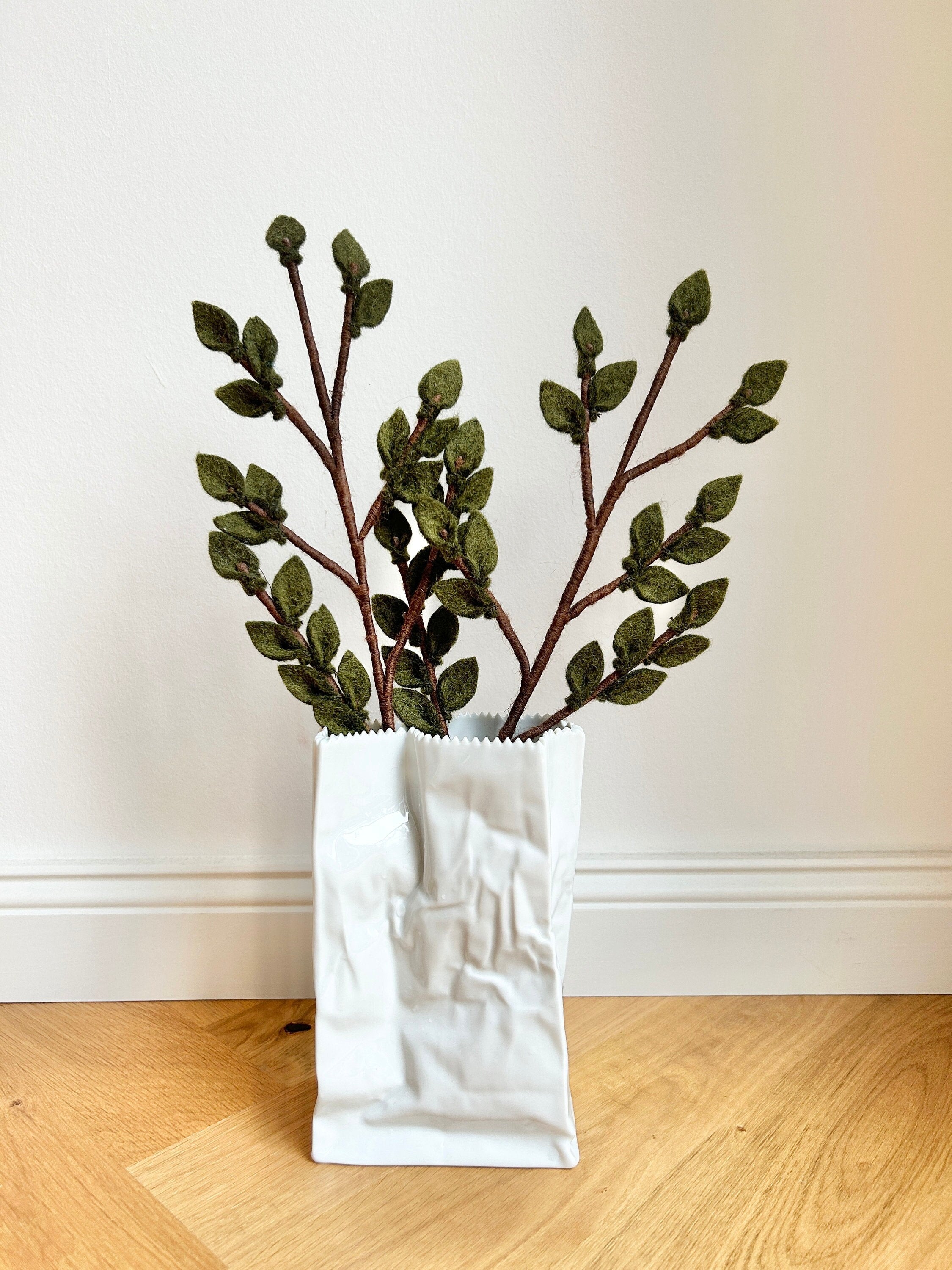 Herbstzweig aus Filz I handgefilzter Zweig I Dekoration I Blumenstrauß I Winterdeko I Herbstdeko I