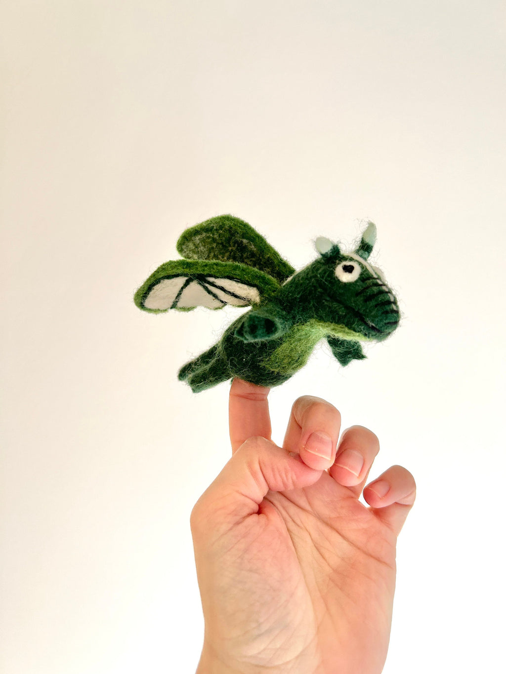 Niedliche Fingerpuppe Monster aus Filz I Fingerspiel I Drache I süßes Monster I Spielzeug Montessori I Geschichten erzählen