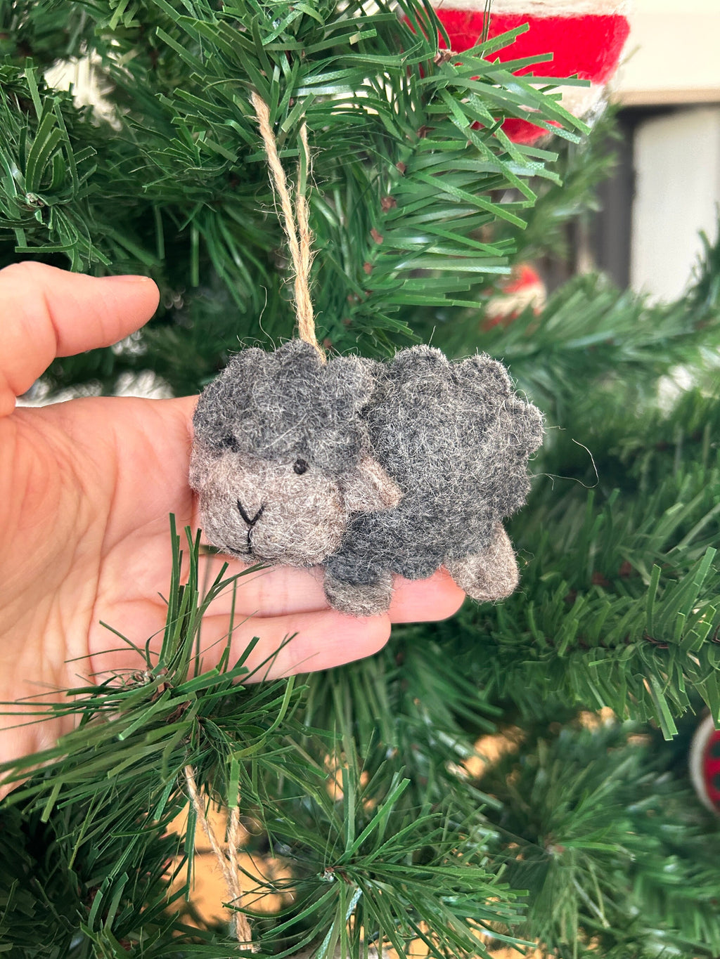 4er Set Weihnachtsanhänger Schaf I Osterdeko I Osterstrauß I Frühling I Christbaumschmuck Weihnachtsdeko I Winter Weihnachtsbaum