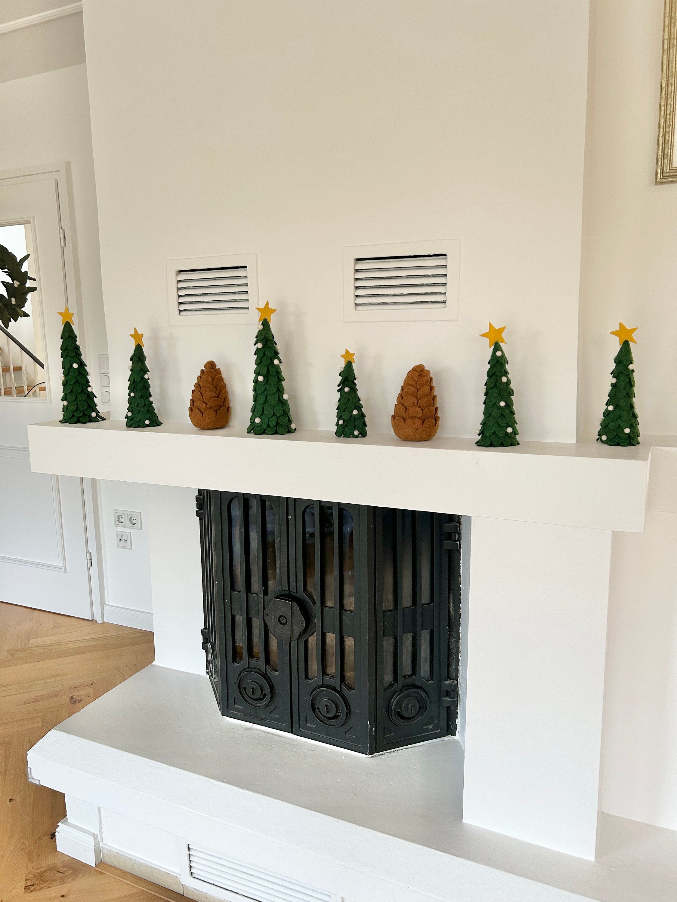 Weihnachtsbaum aus Filz I Filz Baum I Weihnachtsdeko zum Hinstellen I Christbaum I Weihnachtsschmuck I Fensterdeko I Dekoration Weihnachten